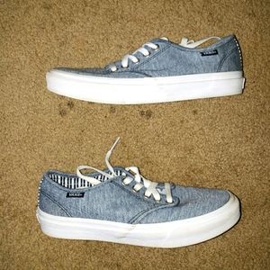 Blue Jean Vans Size 7.5